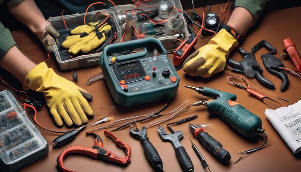 safe handling of electrical tools